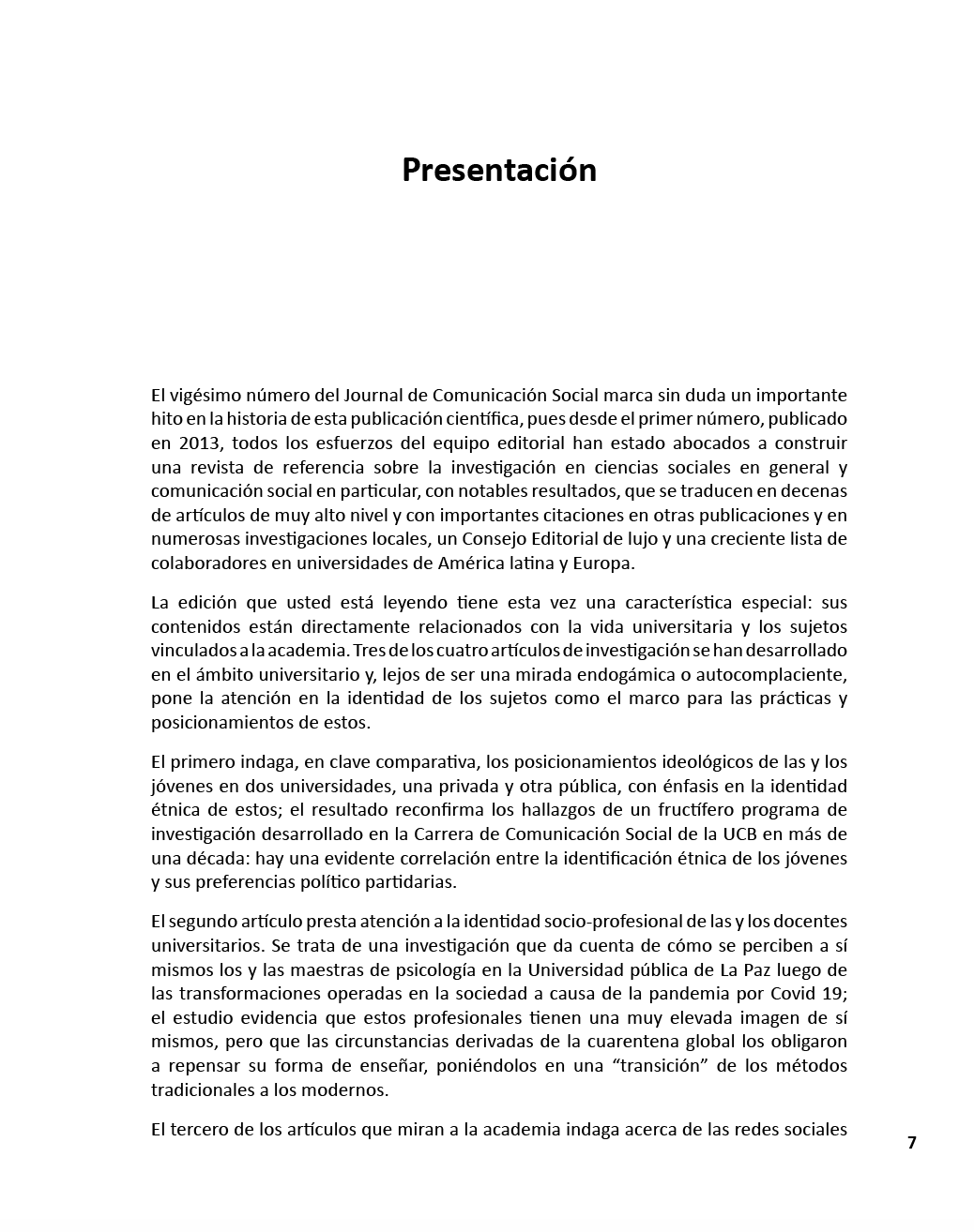 Presentación