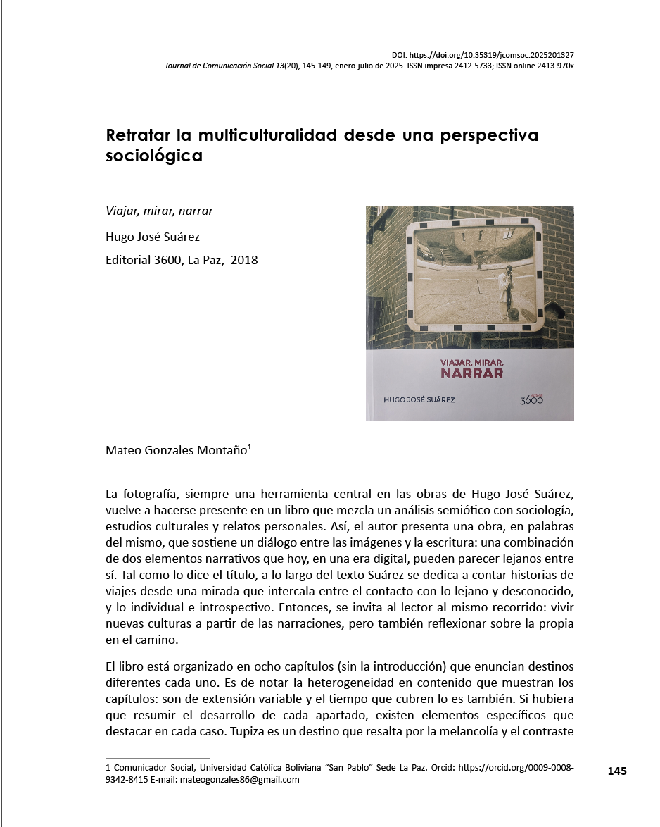 Retratar la multiculturalidad desde una perspectiva sociológica