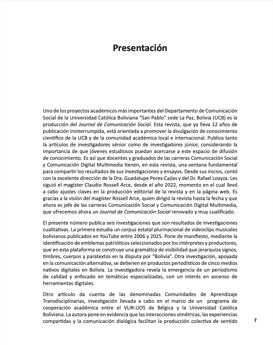 Presentación
